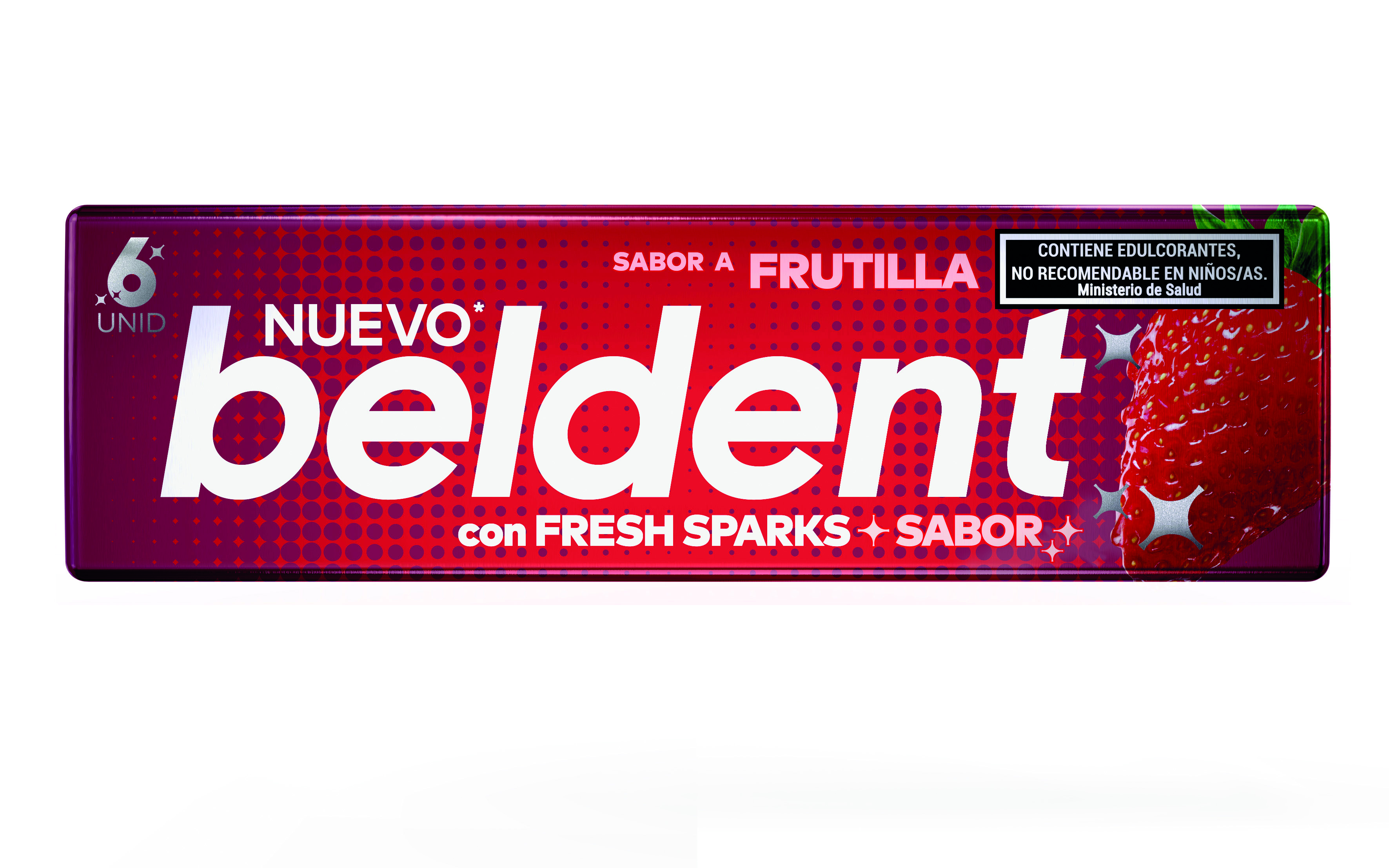 BELDENT FRESH SPARKS FRUTILLA 10GR image number 0