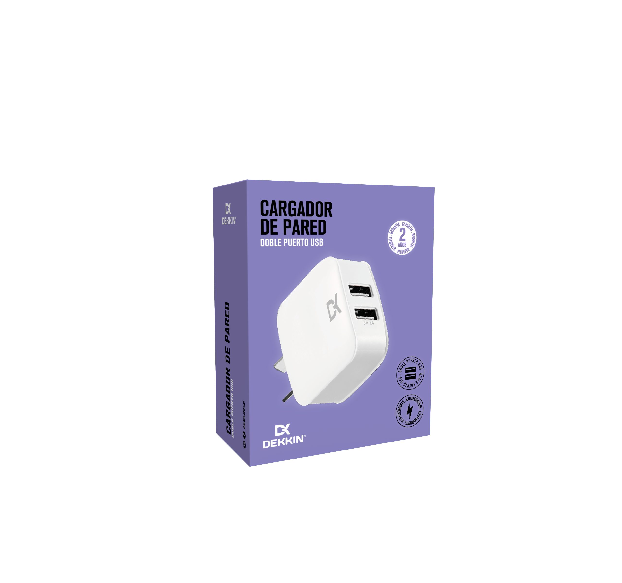 Cargador Pared 2 USB image number 0