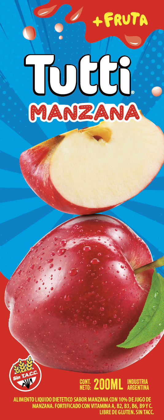 DISC TUTTI MANZANA 200ML image number 0