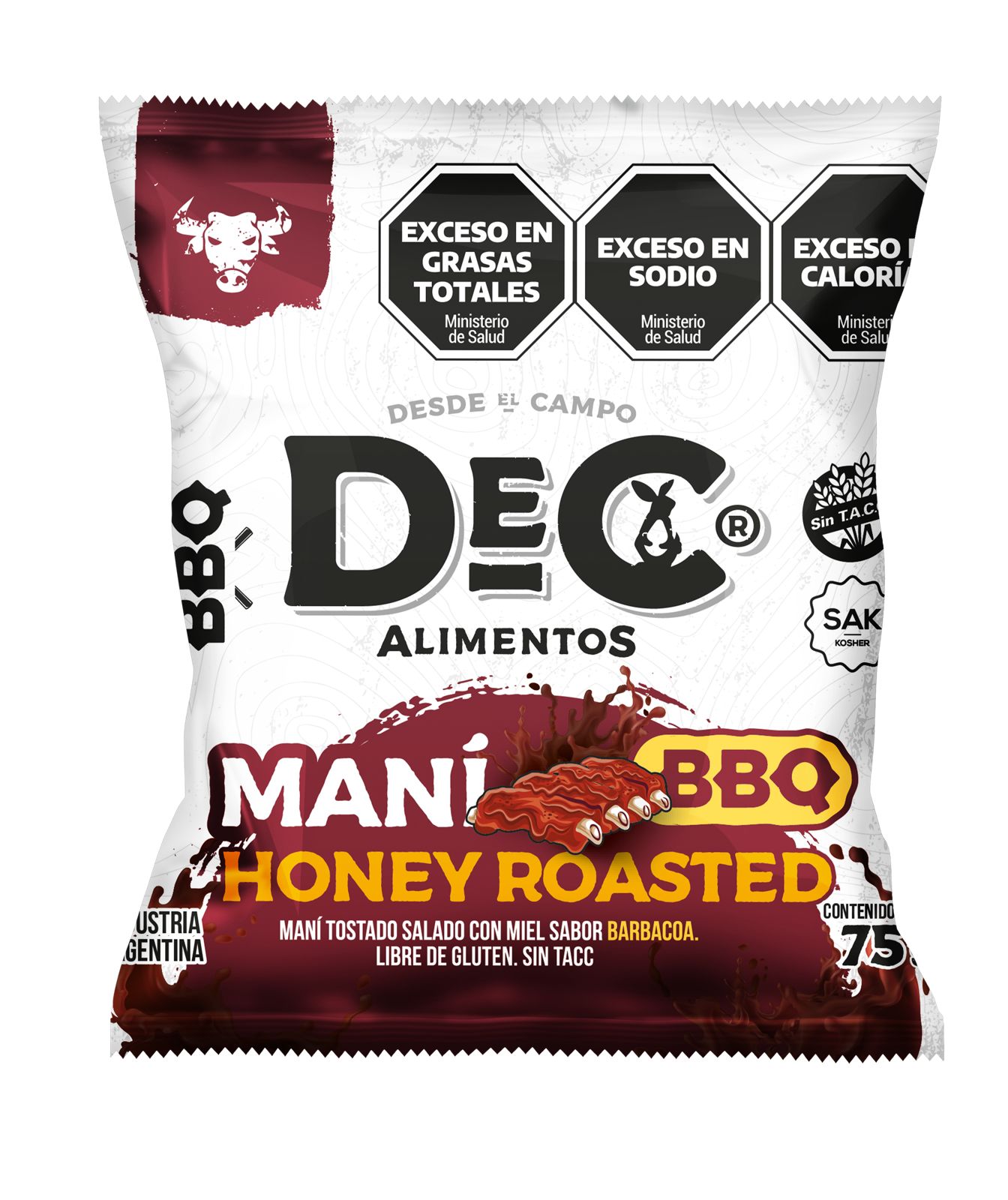 DEC MANI HONEY ROASTED 75GR BBQ image number 0