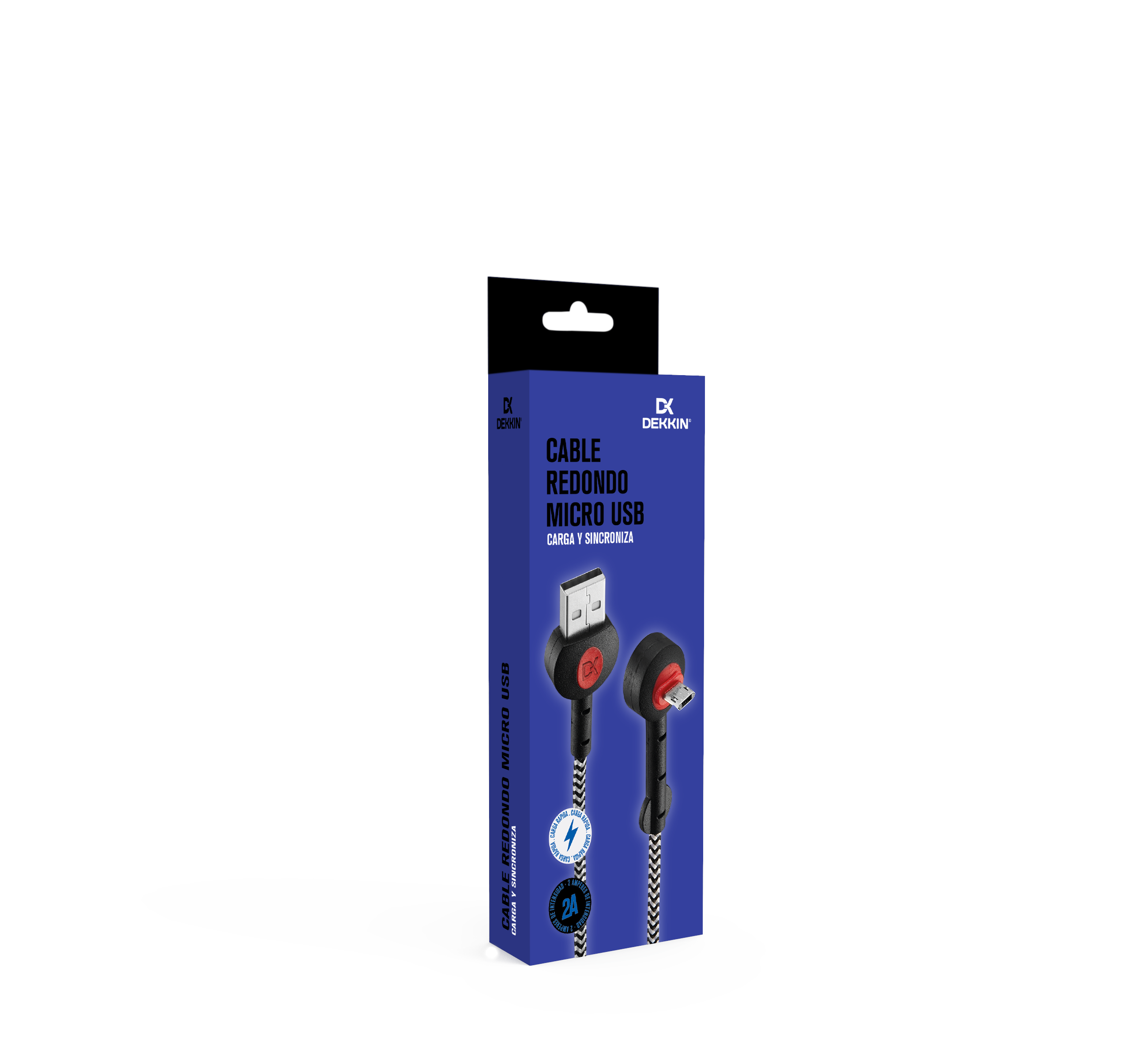 Cable Tipo Micro USB Redondo image number 0