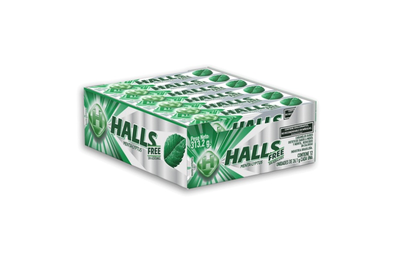 HALLS FREE MENTA 26.1GR image number 0