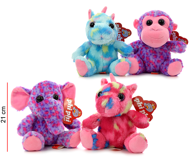 PP TOYS ANIMALES COLORIDOS 20CM image number 0