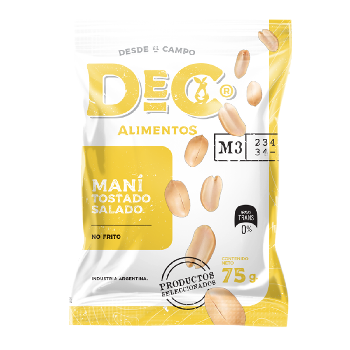 DEC MANI TOSTADO SALADO 75GR image number 0
