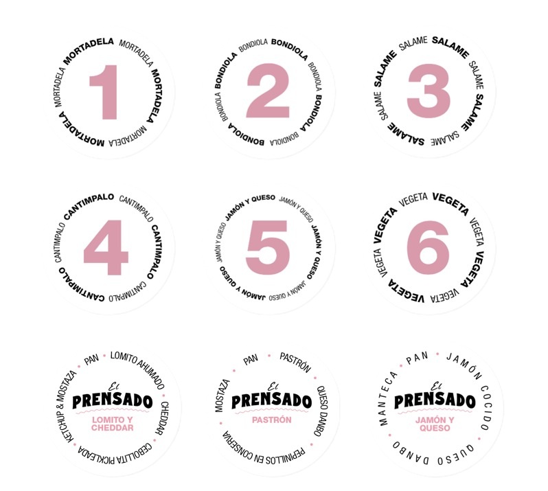 STICKERS REDONDOS SABORES PS image number 0