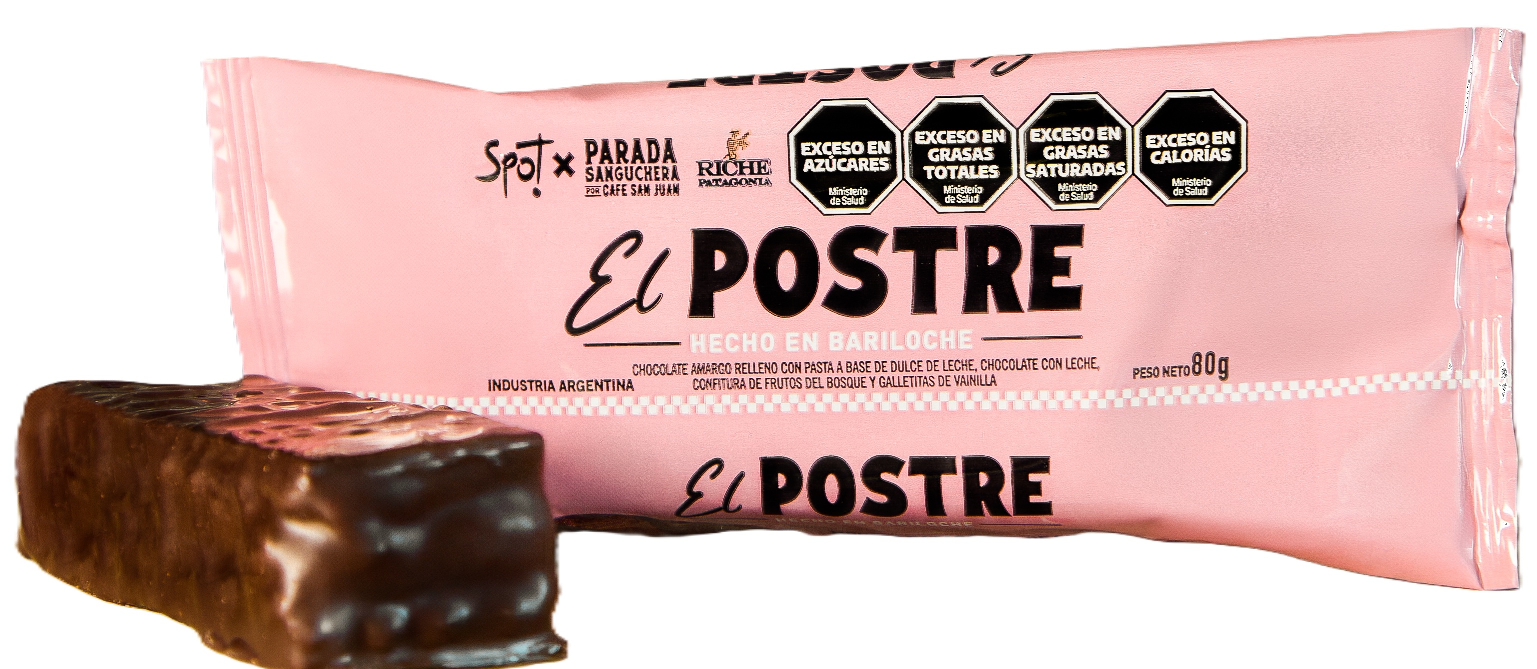 CSJ POSTRE - CHOCOLATE C/FRUTOS DEL BOSQUE 80g image number 0