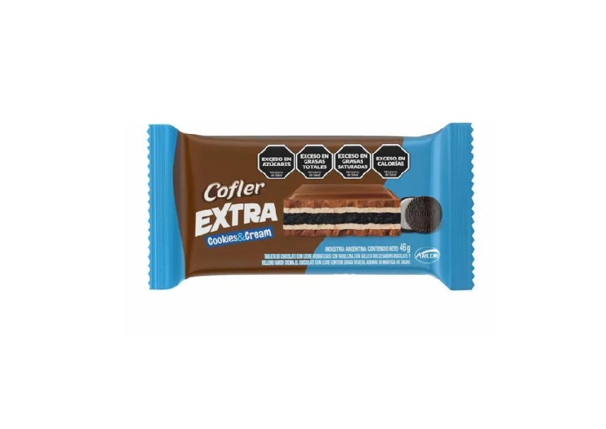 COFLER CHOCOLATE COOKIES & CREAM 46GR image number 0