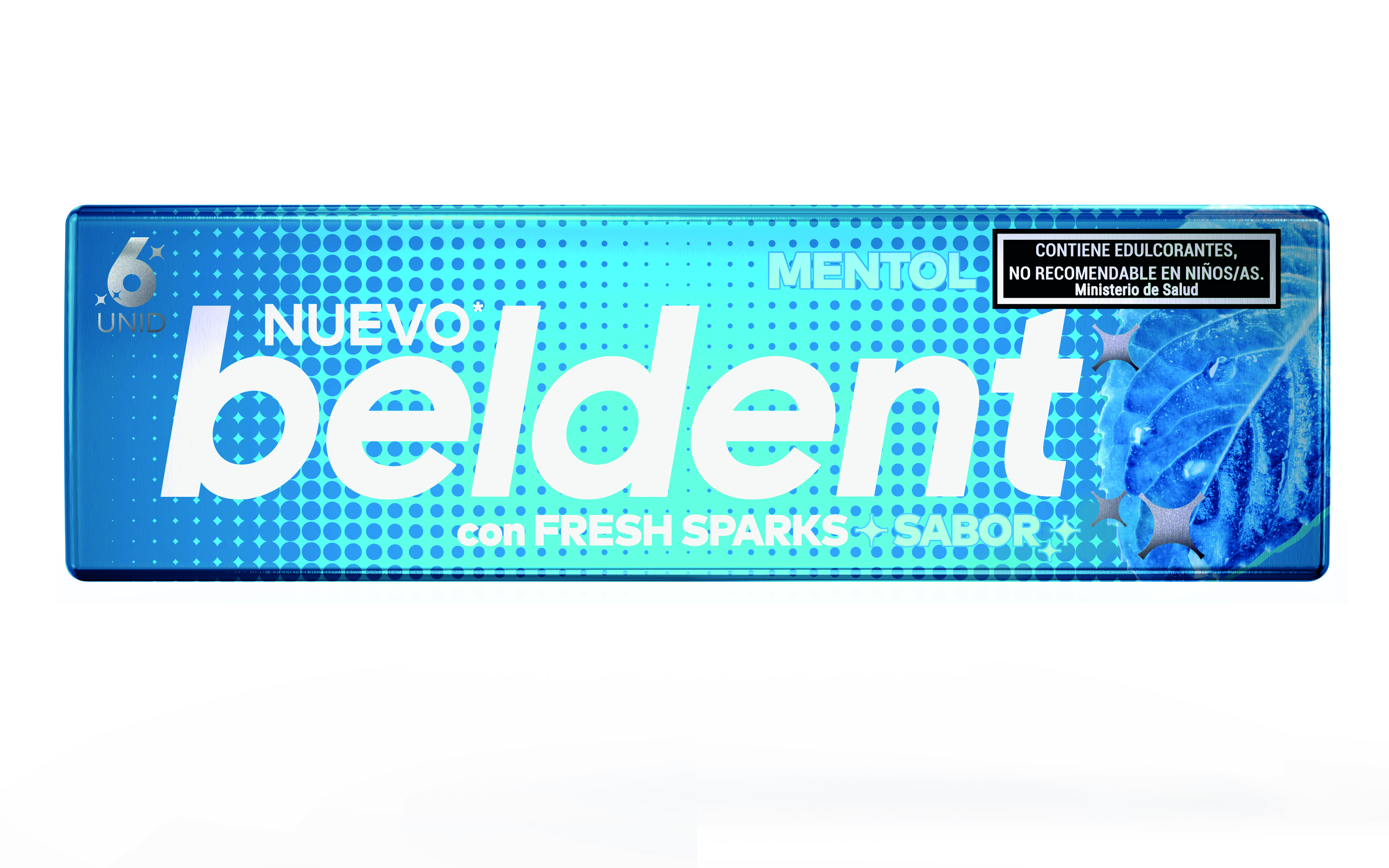 BELDENT FRESH SPARKS MENTOL 10GR image number 0