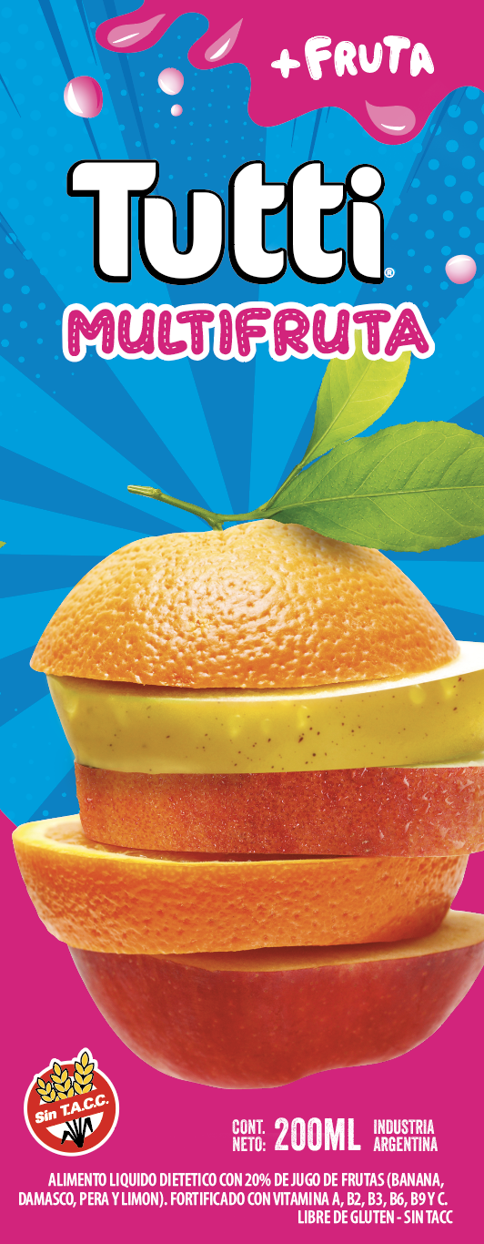 DISC TUTTI MULTIFRUTA 200ML image number 0