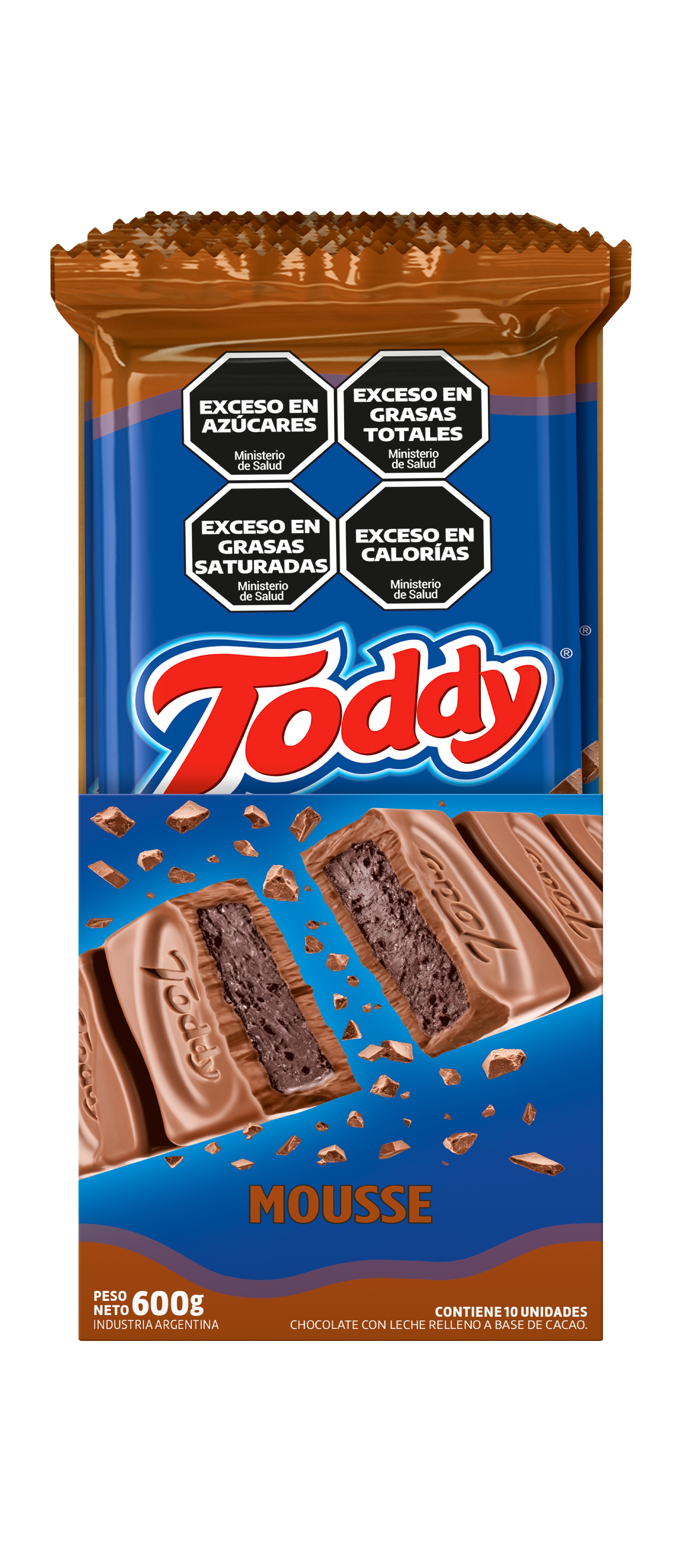 TODDY CHOCOLATE RELLENO DE MOUSSE 60GR image number 0