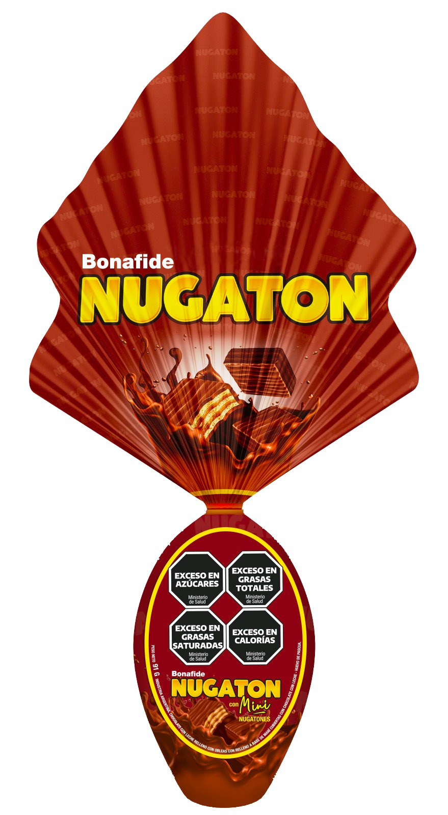 NUGATON HUEVO PASCUA 91GR I&O image number 0