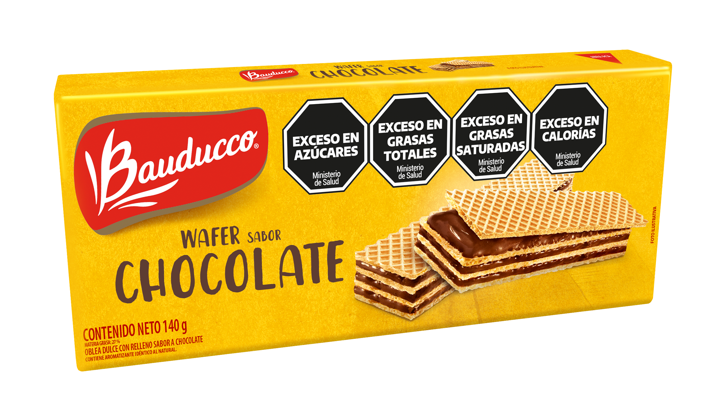 BAUDUCCO OBLEA CHOCOLATE 140GR image number 0