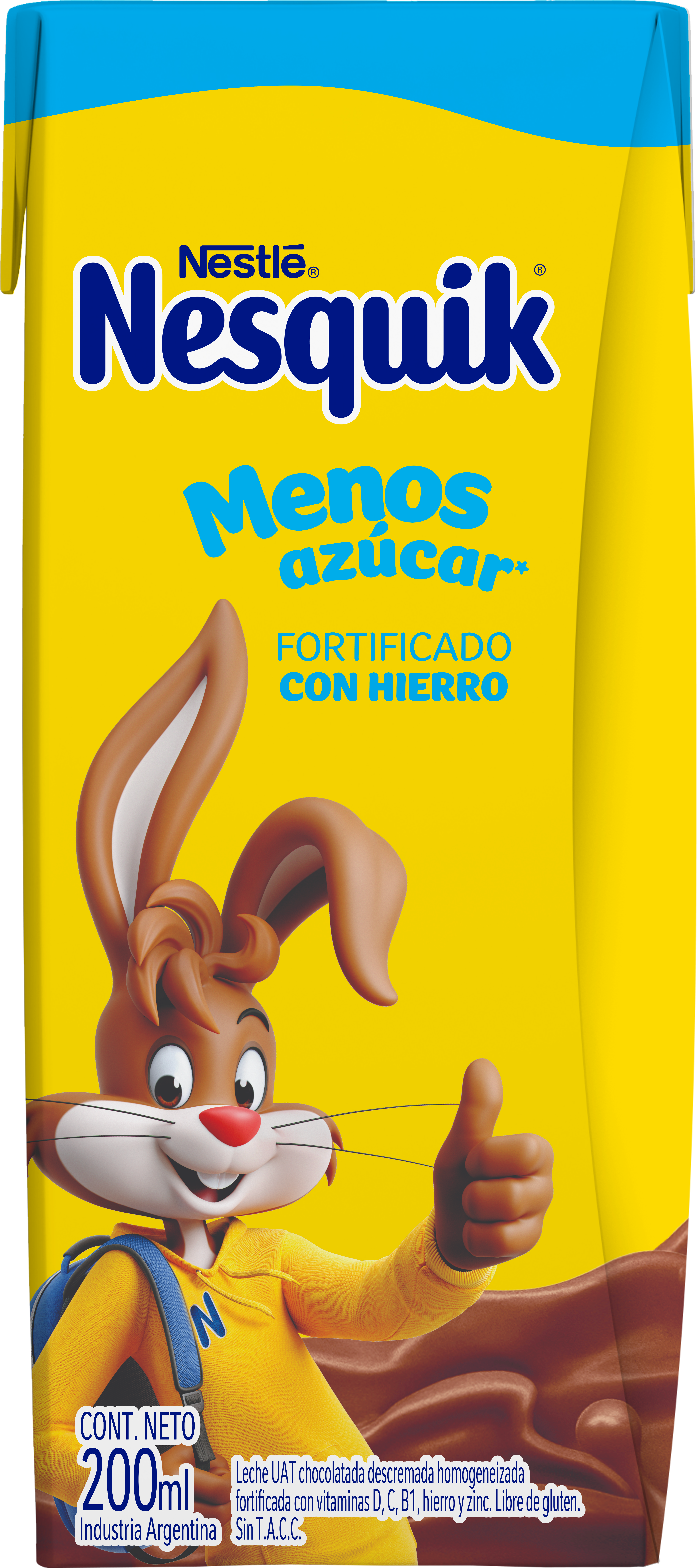 NESQUIK MENOS AZUCAR 200ml image number 0
