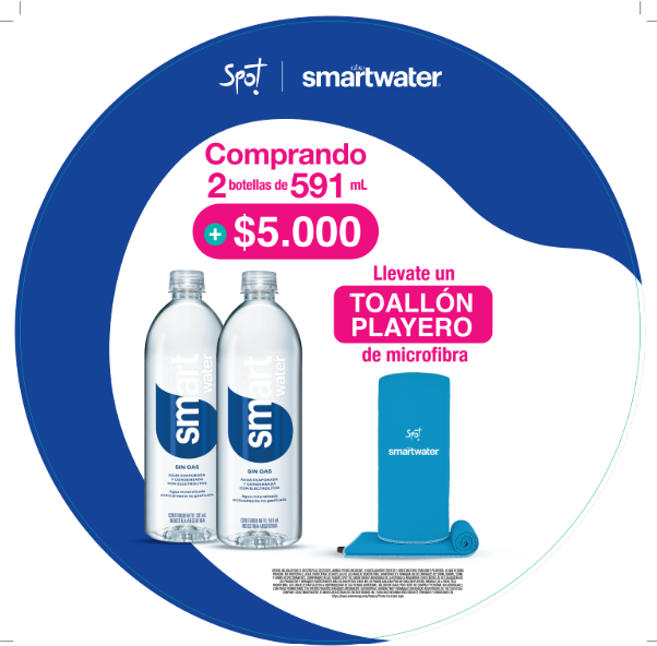 POP TOALLON SMARTWATER (FEMSA) image number 0