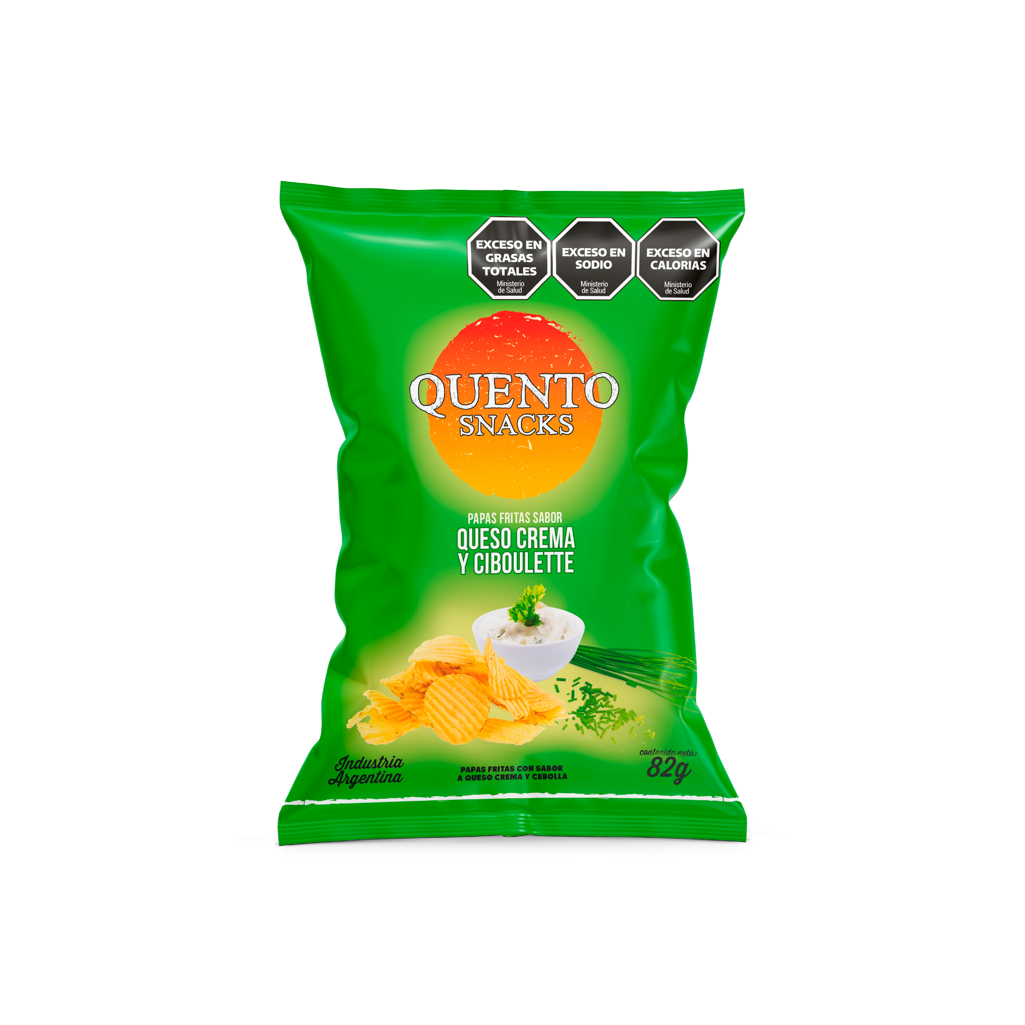 QUENTO PAPAS CREMA Y CIBOULETTE 82GR image number 0