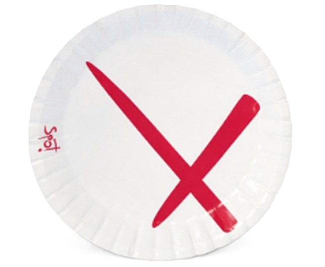 PLATO POLIPAPEL 18CM SPOT CON LOGO x 500un image number 0