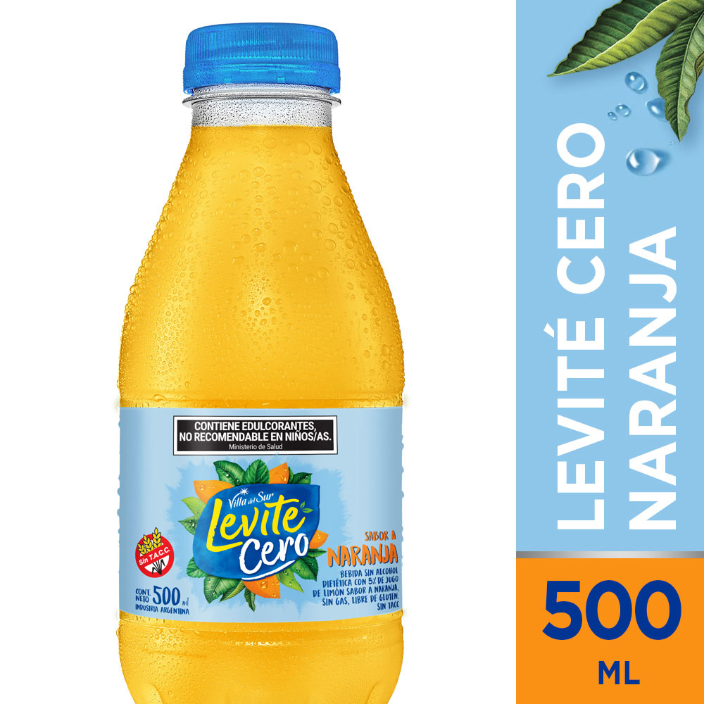 LEVITE CERO NARANJA 500ML image number 0