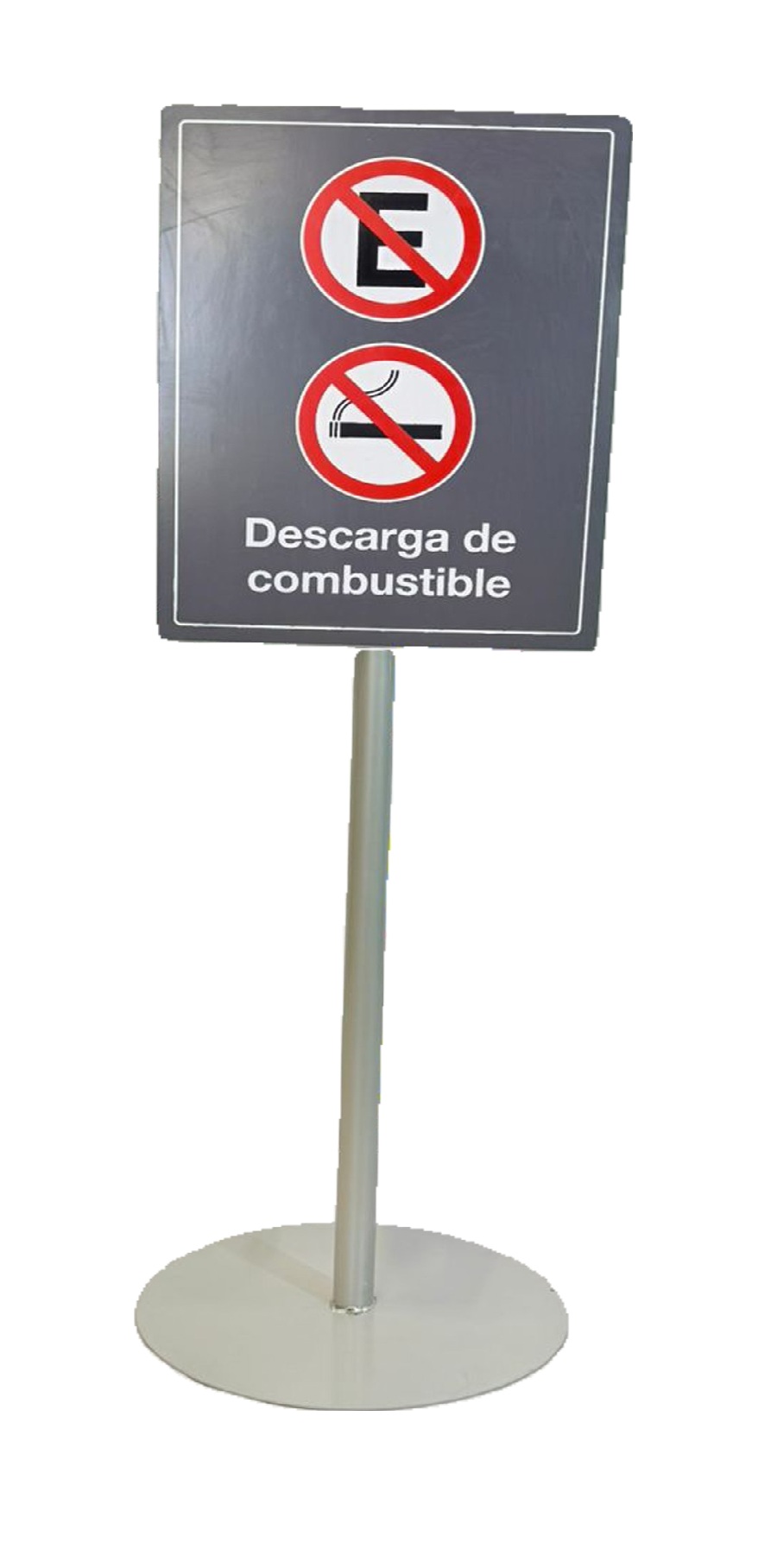 CARTEL DE PIE NO ESTACIONAR, PROHIBIDO FUMAR image number 0