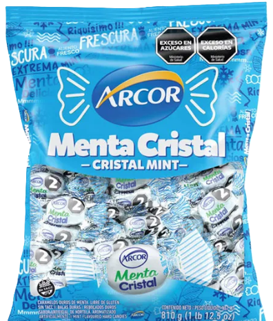 ARCOR CARAMELO MENTA CRISTAL 810GR image number 0