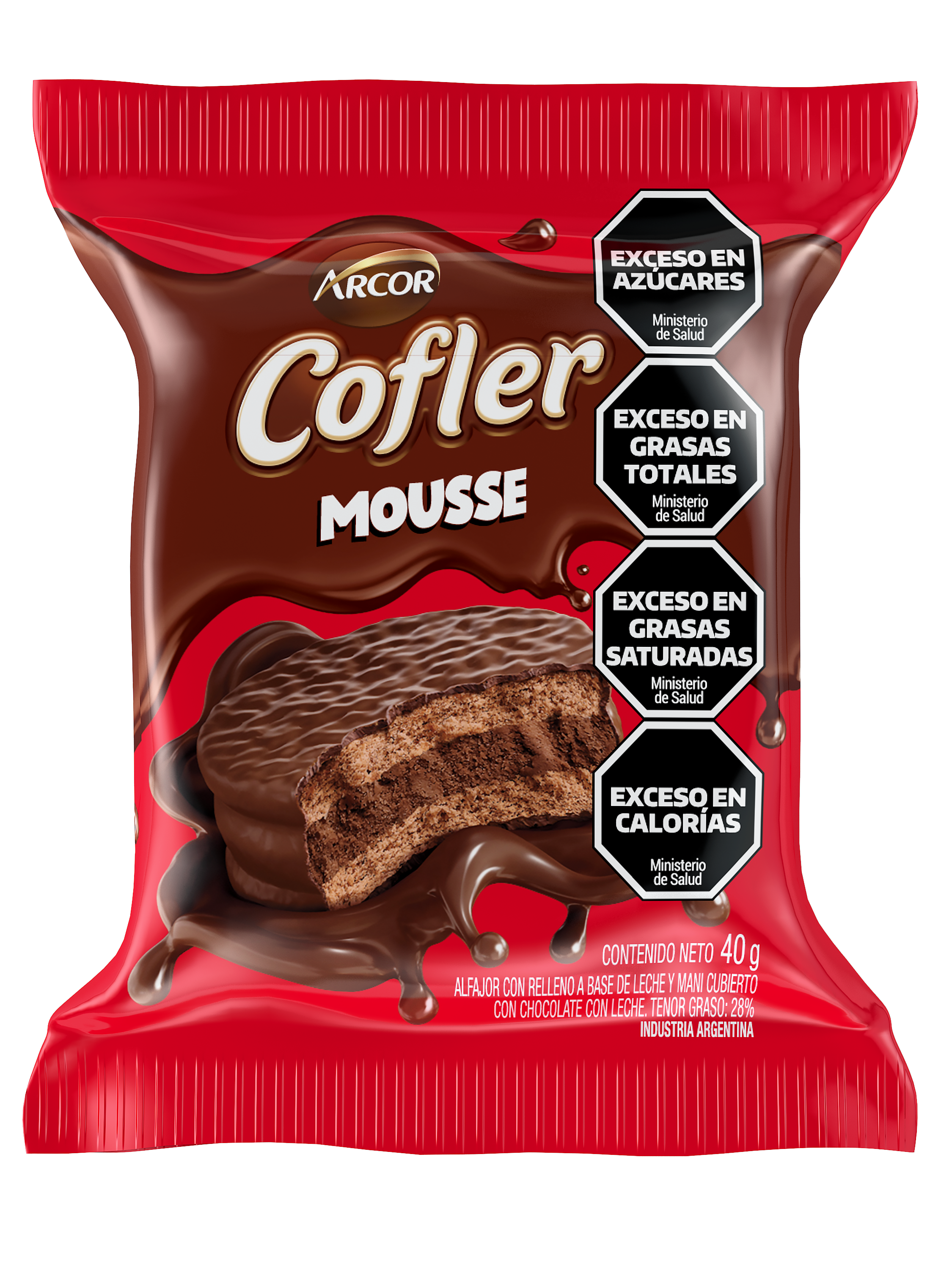 COFLER ALFAJOR MOUSSE SIMPLE 40GR image number 0