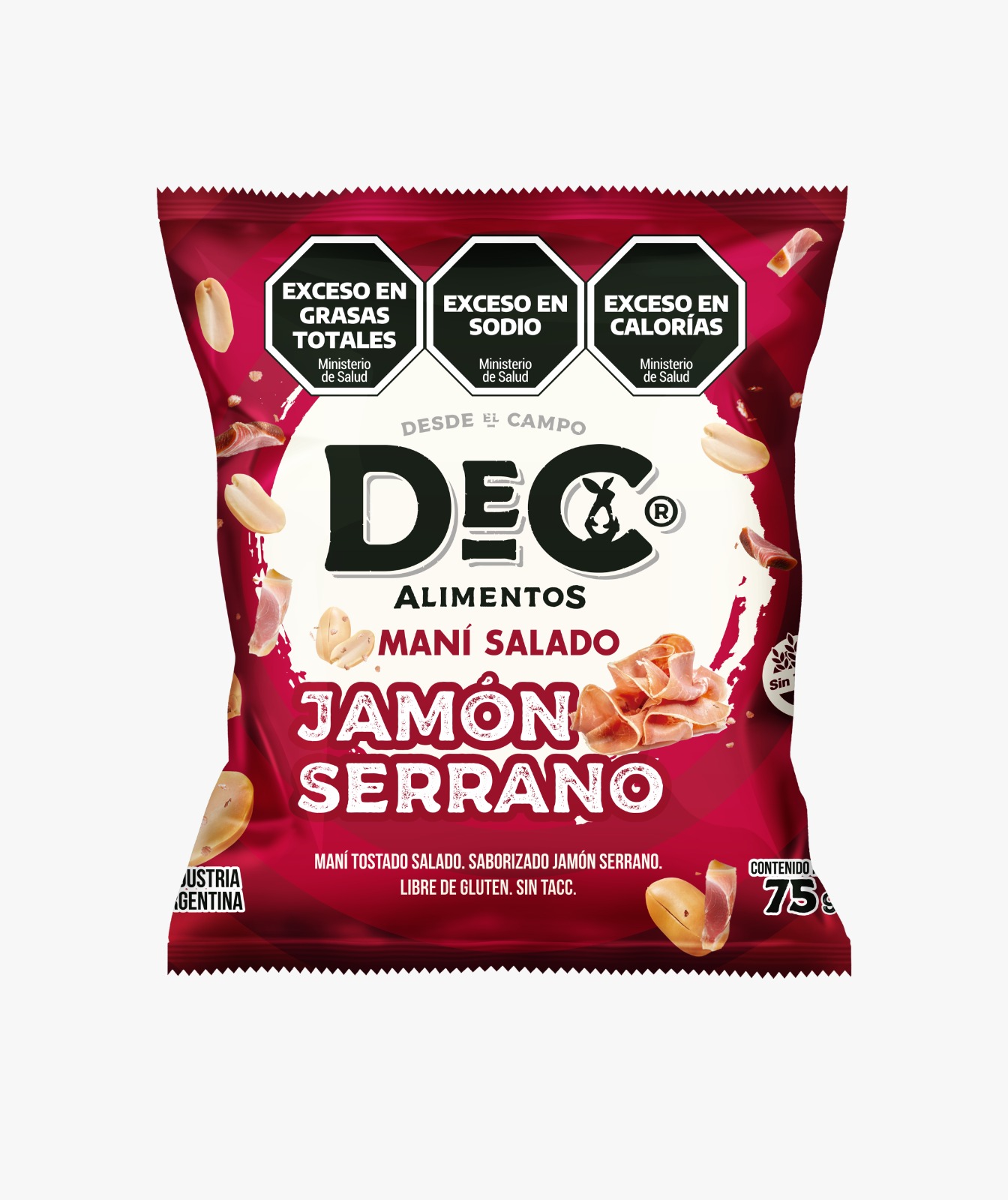 DEC MANI SALADO JAMON SERRANO 75GR image number 0