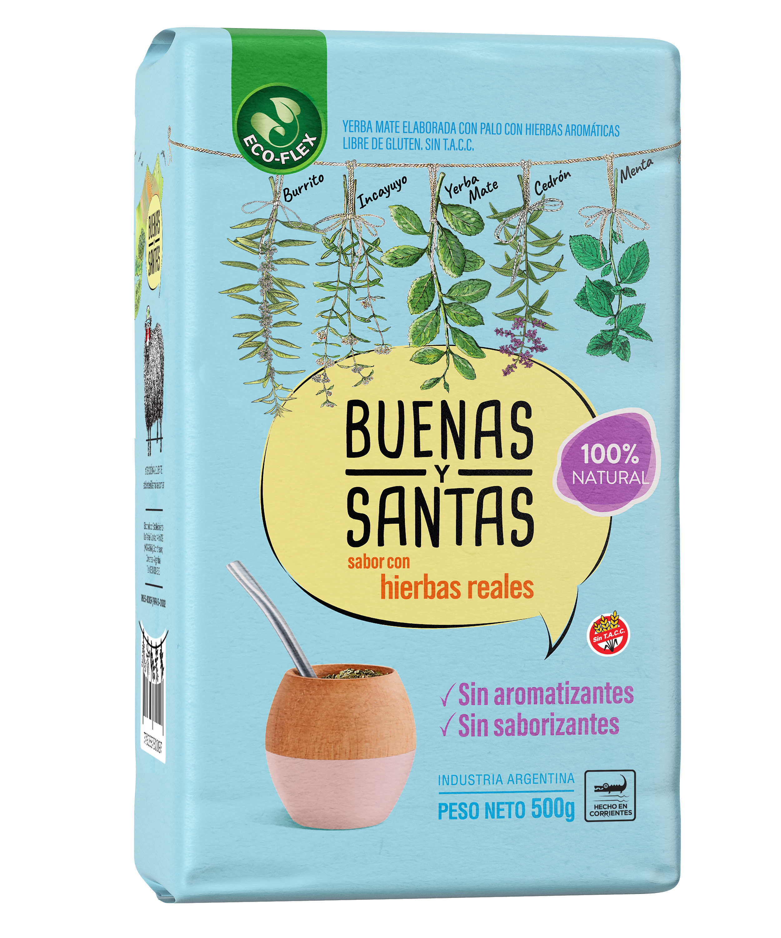 BUENAS Y SANTAS YERBA HIERBAS 500GR image number 0
