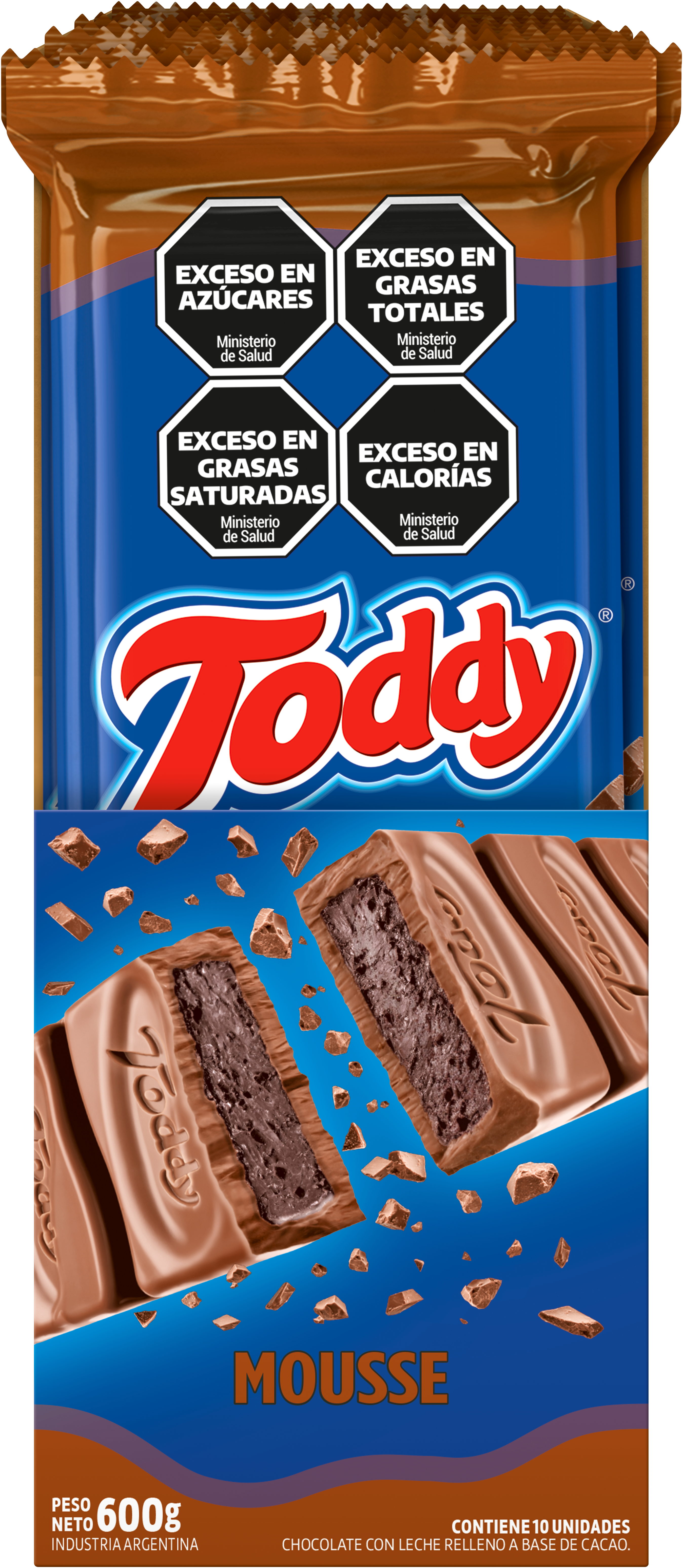 TODDY CHOCOLATE RELLENO DE MOUSSE 60GR image number 0