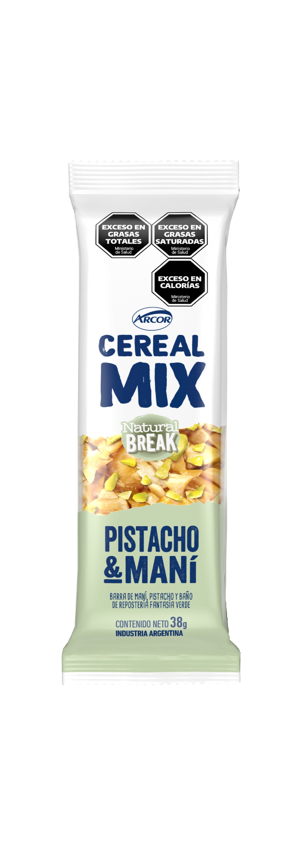 CEREAL MIX BARRA PISTACHO 38GR image number 0