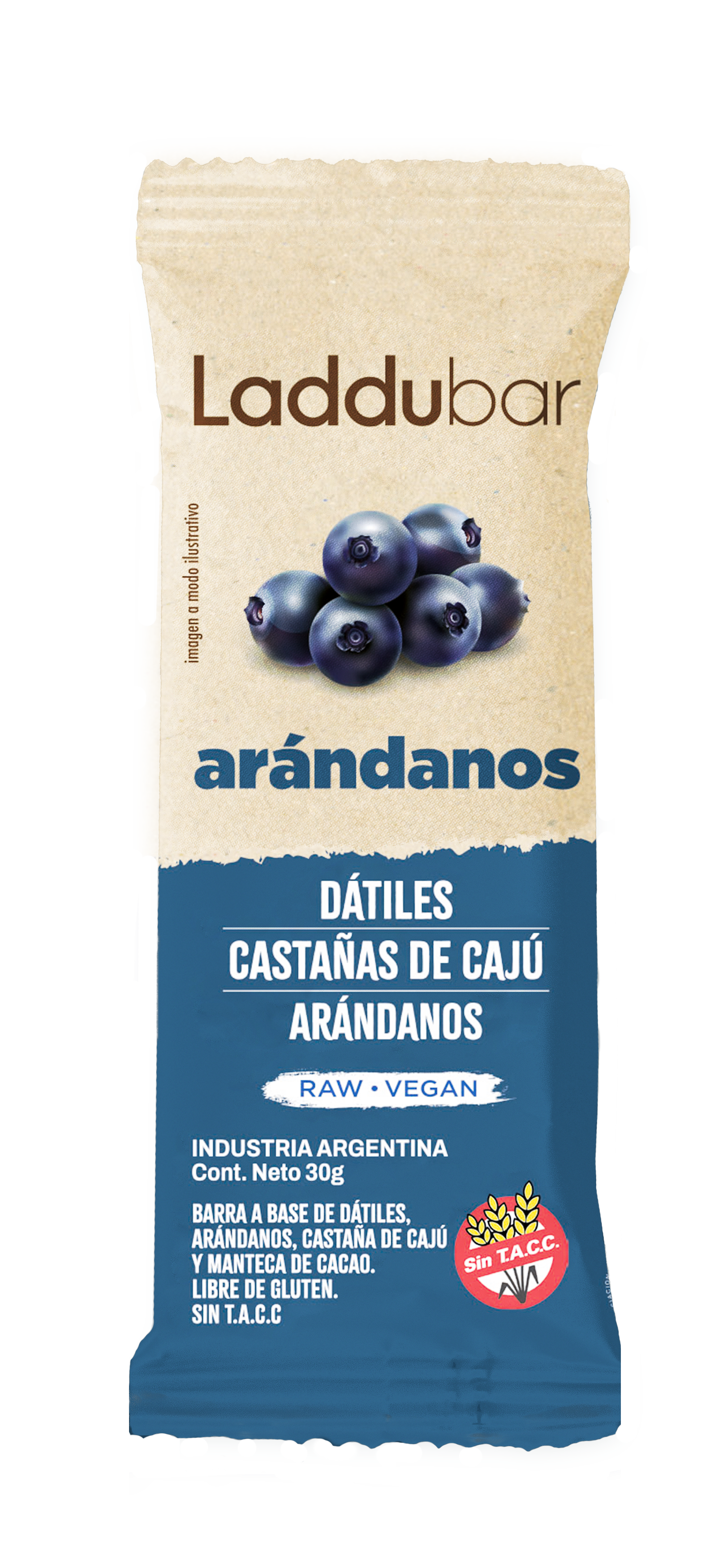 LADDUBAR BARRA ARANDANOS X 30GR image number 0