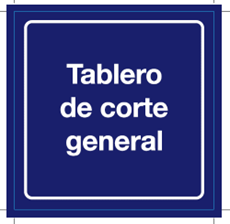 CARTEL TABLERO DE CORTE GENERAL image number 0