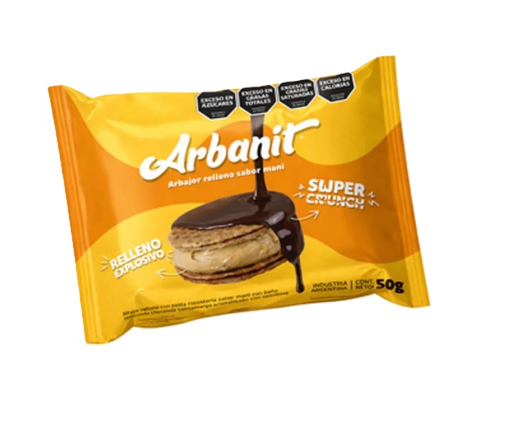 ARBAJOR ALFAJOR MANI 50GR image number 0