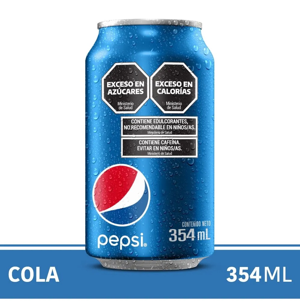 Pepsi en Lata 354 ml.