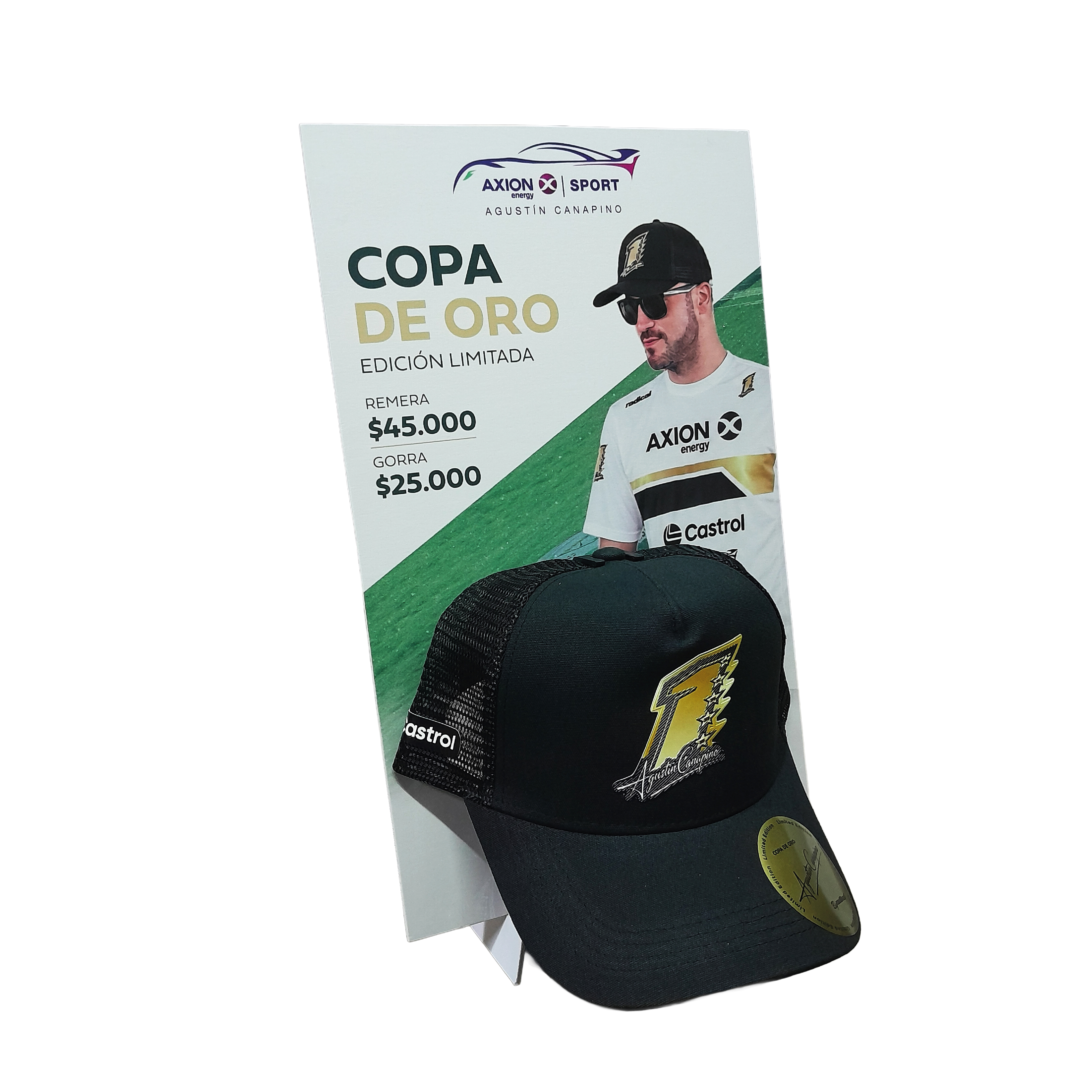 EXHIBIDOR GORRA CANAPINO COPA DE ORO image number 0