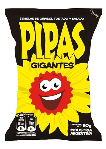 PIPAS GIGANTES 50GR image number 0
