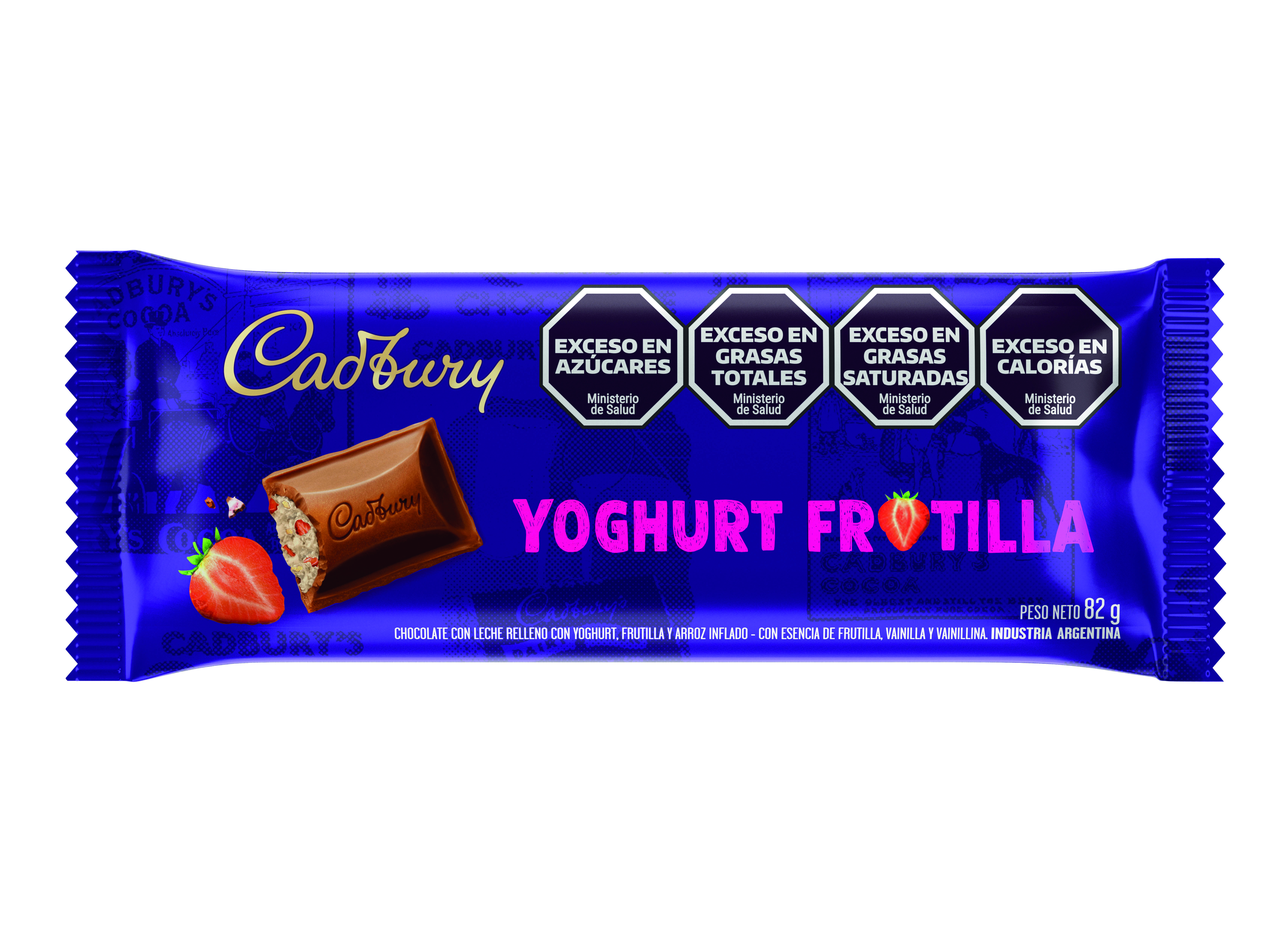 CADBURY CHOCOLATE YOGURT FRUTILLA 82GR image number 0
