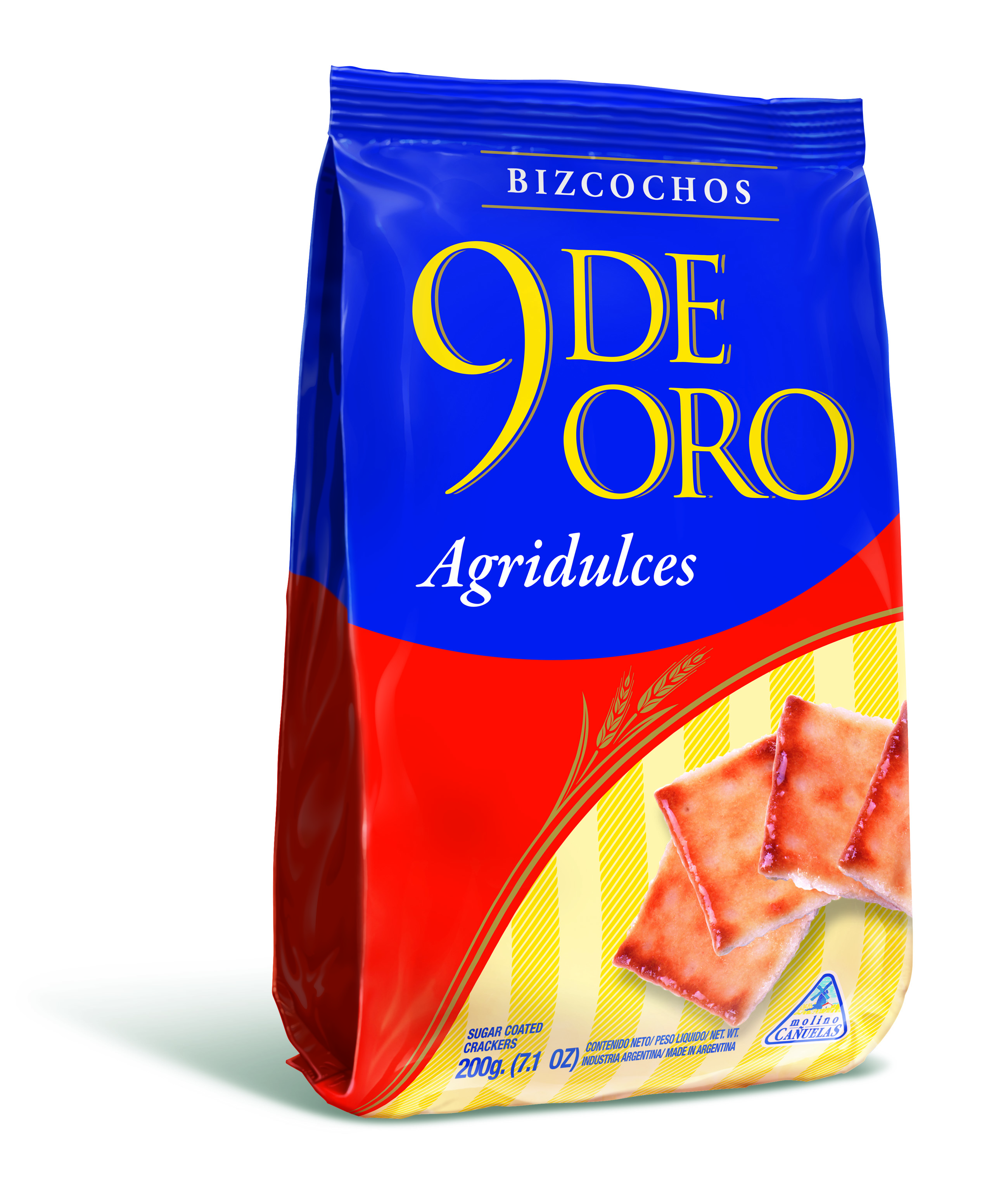 9 DE ORO BIZCOCHOS AGRIDULCE 200GR image number 0