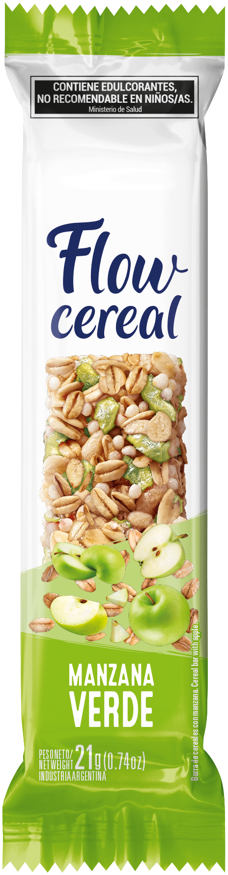 FLOW CEREAL BARRA MANZANA 21GR image number 0
