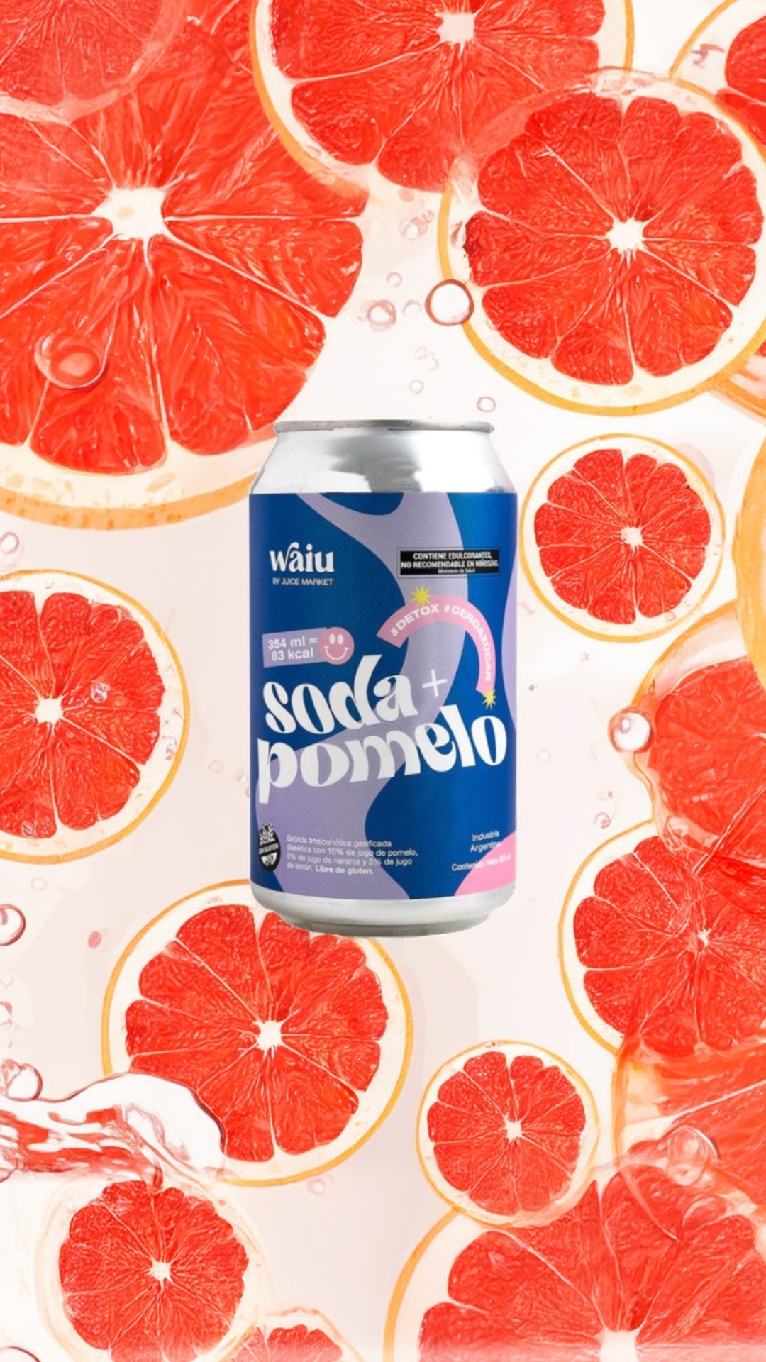 WAIU SODA POMELO 354cc image number 0