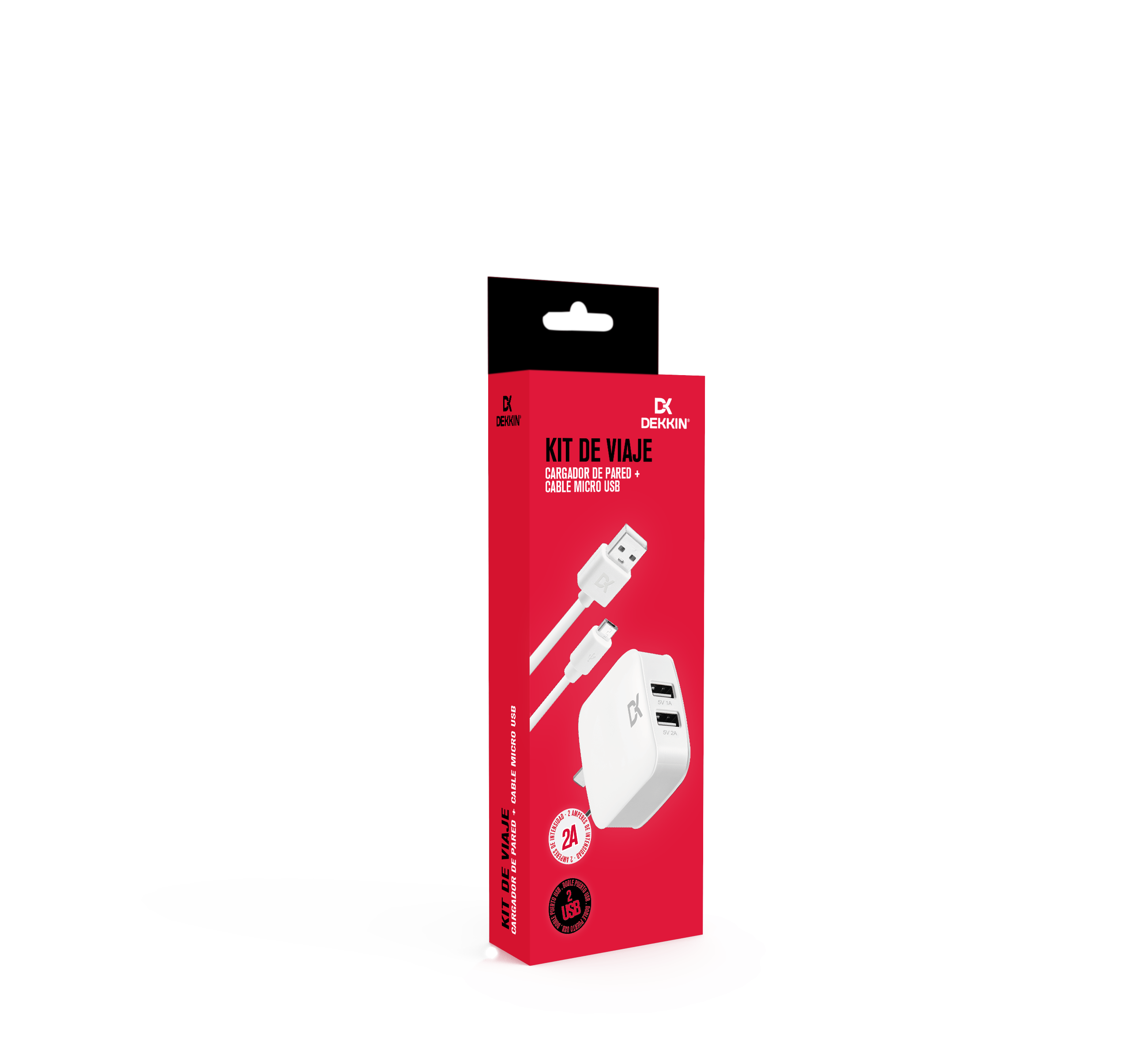 KIT Cargador pared + Cable Micro USB image number 0