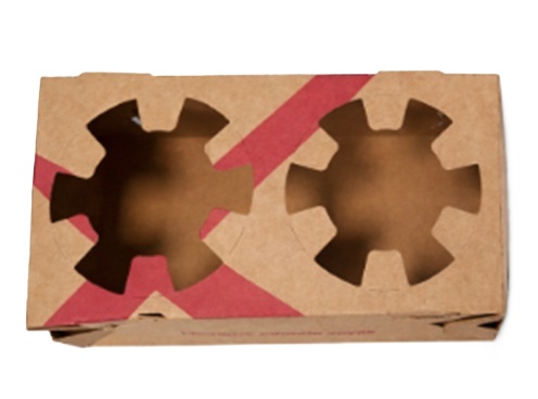 PORTA VASO DOBLE SPOT CON LOGO x 400un image number 0