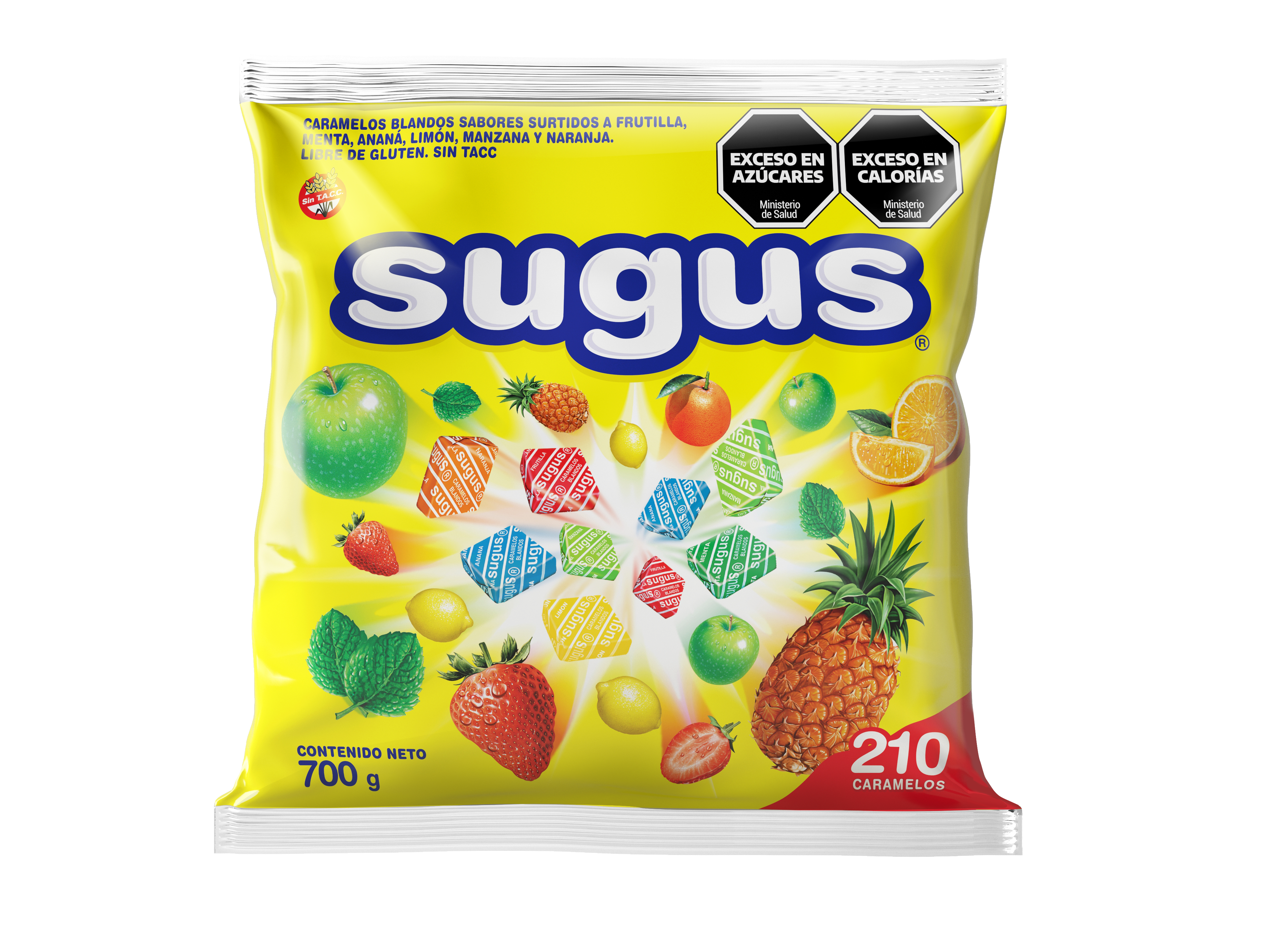 ARCOR CARAMELO MASTICABLE SUGUS 700GR image number 0